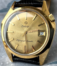 Zodiac Olympos Vintage Automatic Gold Cap Men...
