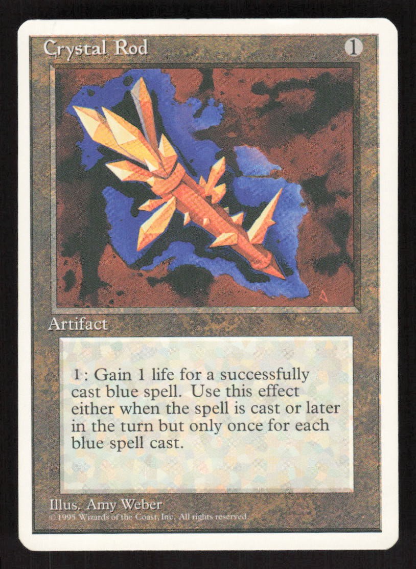 1995 Crystal Rod Fourth Edition MTG