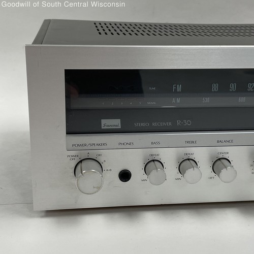 RÉCEPTEUR STÉRÉO VINTAGE CLASSIQUE SANSUI R-30 pour pièces