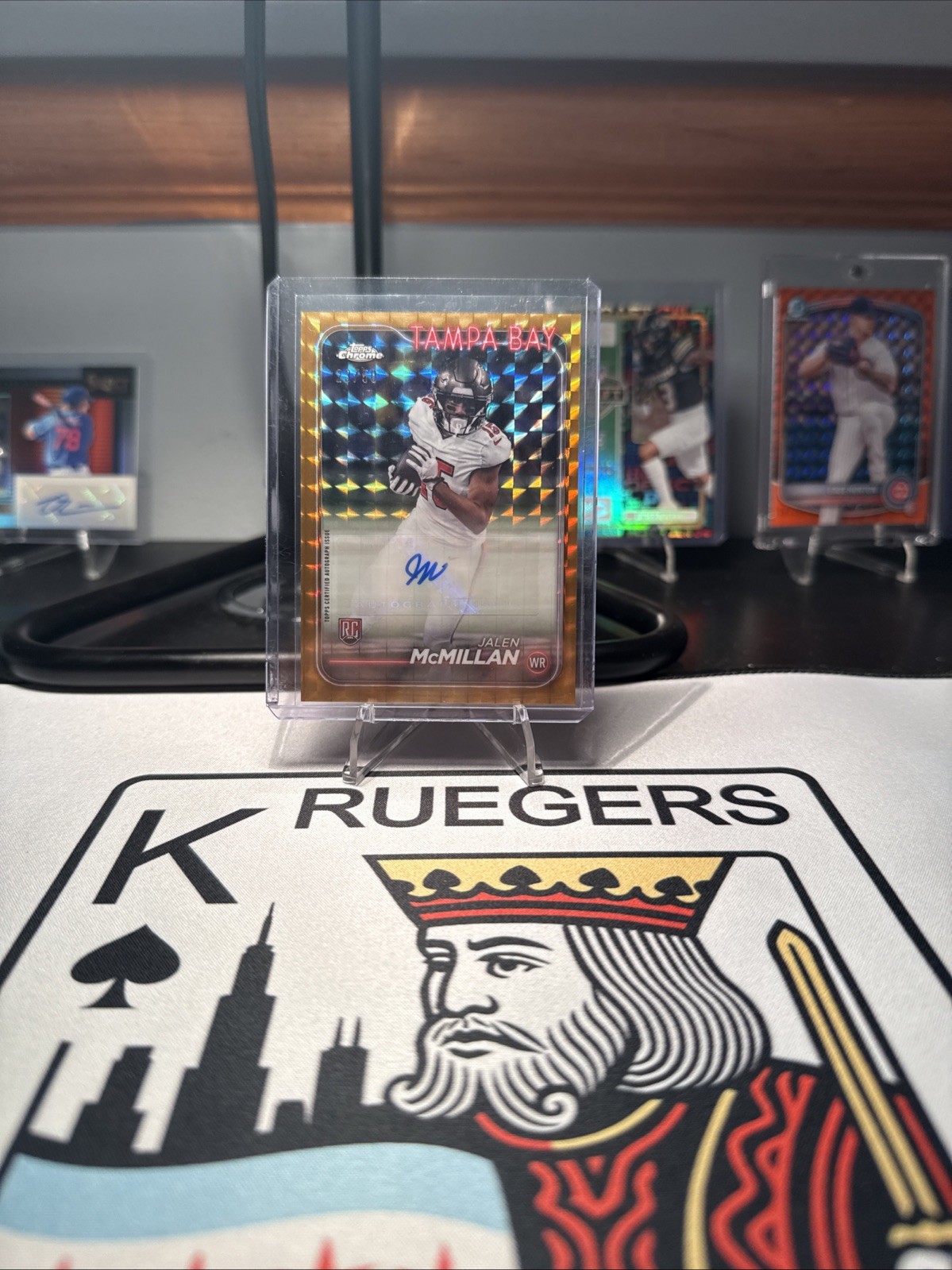 2024 Topps Chrome - Rookie Autographs Jalen McMillan #RA-JM Gold Refractor /50  