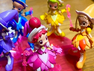 Ojamajo Doremi 5 Figure Set Toy Collectible Vintage Showa Style