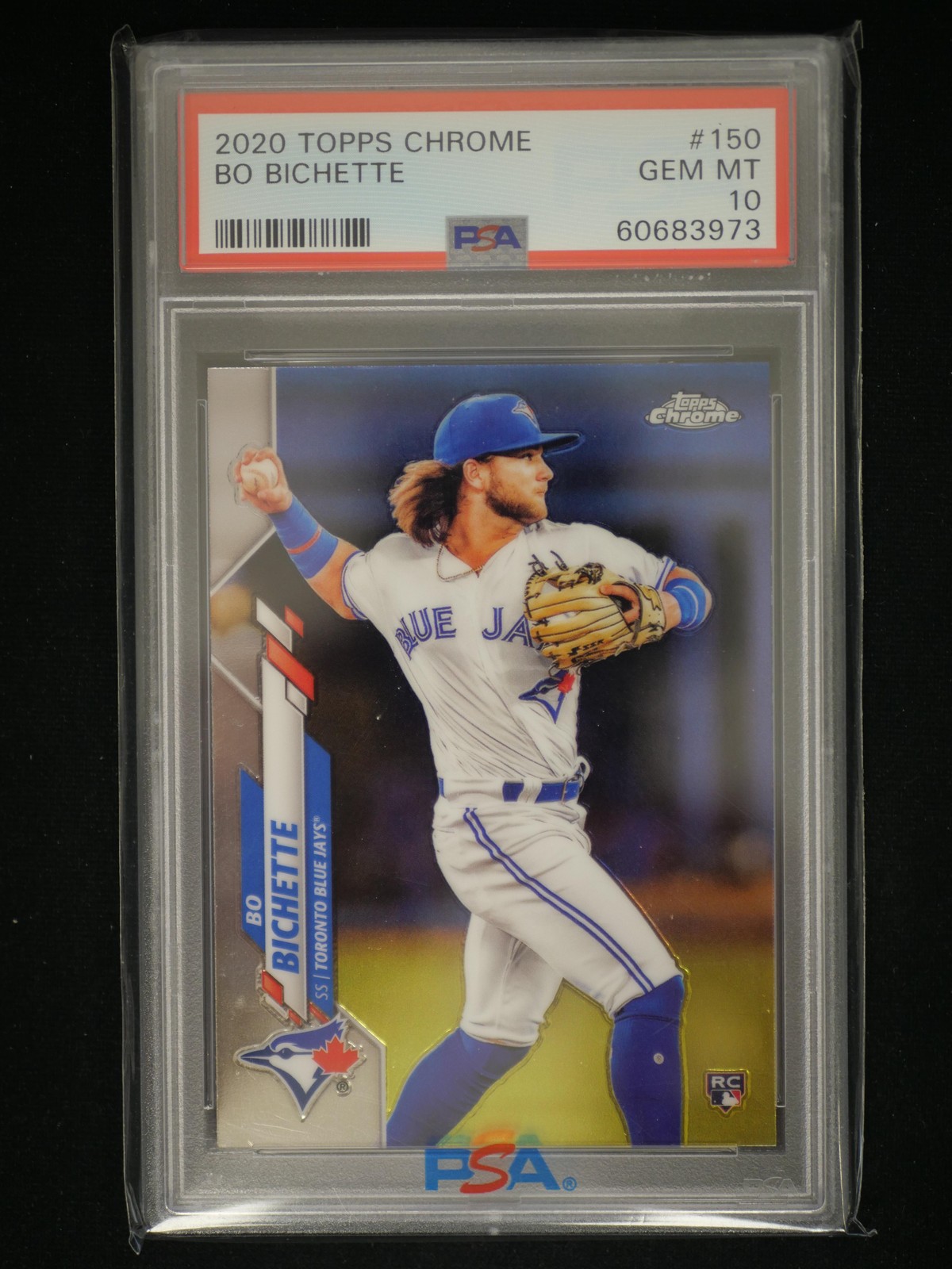 2020 Topps Chrome #150 Bo Bichette PSA 10