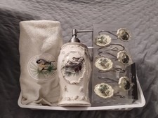 Hautman Brothers Collection Chickadee Bath Accessories Set