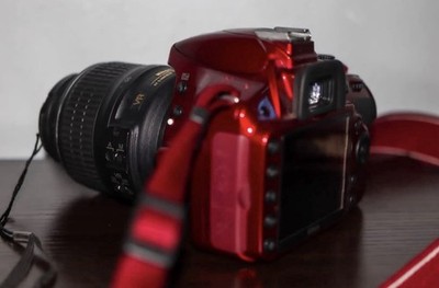 Nikon Digital SLR Camera D3200 18-55 VR Lens Kit [Red]. | eBay
