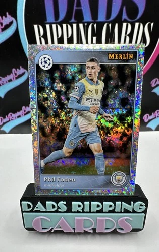 2024-25 Topps Merlin Uefa Club Competitions - Phil Foden #47 Mini-Diamonds