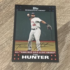 TORII HUNTER 2007 Topps #307 Rawlings Gold Glove Award Baseball Card