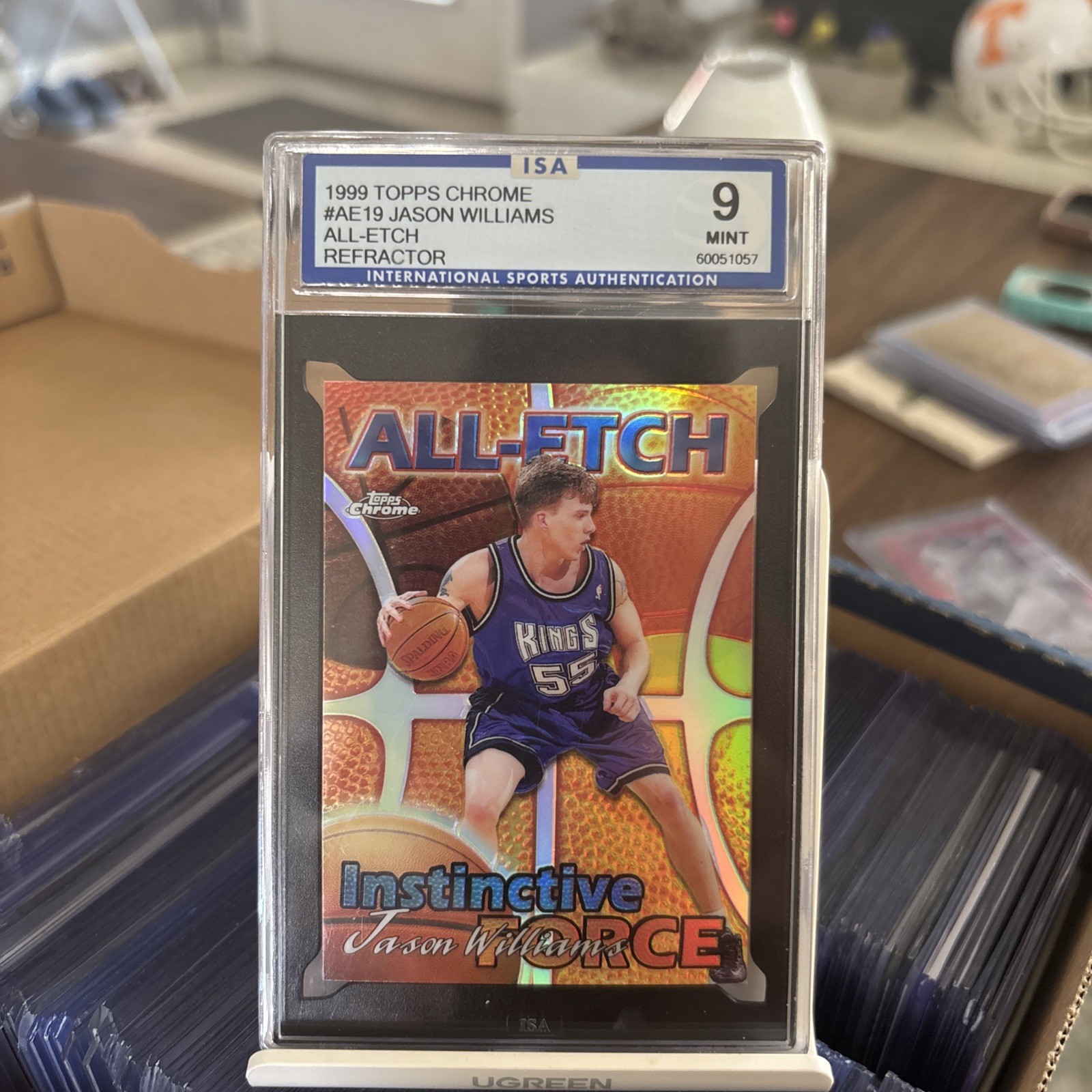 1999-00 Topps Chrome All-Etch Refractor, Jason Williams RC, Card #AE19