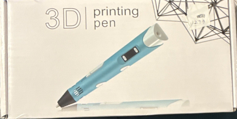 3D Printing Pen Blue Compatible with PLA ABS Filament 1.75mm Material Type