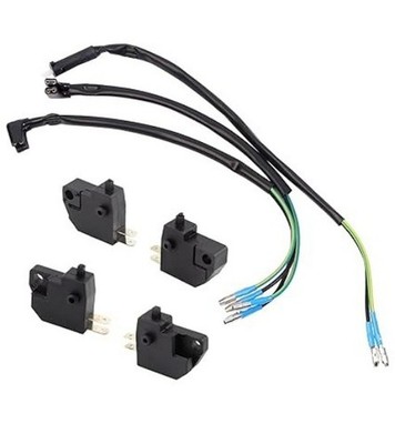 Universal Brake Light Lamp Stop Switch with Brake Cables for 50cc-250cc Scooter