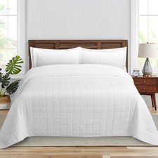 Quilt Oversized King Size Bedding Sets, 100 Cotton Lightweight Luxury Comfor...