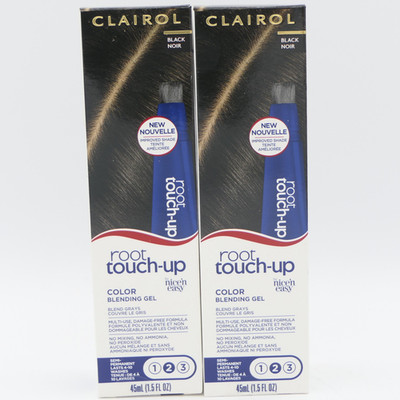 Clairol Root Touch Up Color Blending Gel Black 2 Pack Semi-Permanent Hair Color