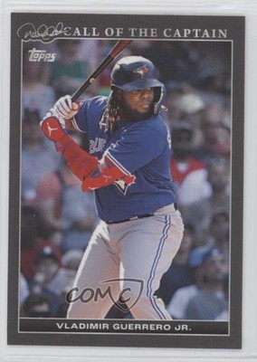 2022 Topps Derek Jeter Call of the Captain Black 42/125 Vladimir Guerrero Jr vc5