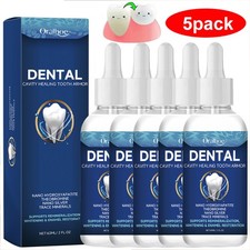 Cavity Healing Tooth Armor Liquid, 5 PCS Enamel Support with Hydroxyapatite, US