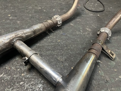 Unique exhaust system for a Dniepr Neval 650cc motorcycle - Picture 7 of 8