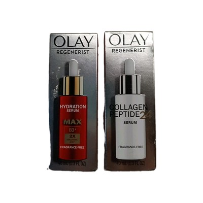 Olay Regenerist Collagen Peptide 24 Serum  1.3 oz + Olay Hydration Serum 1.3 oz