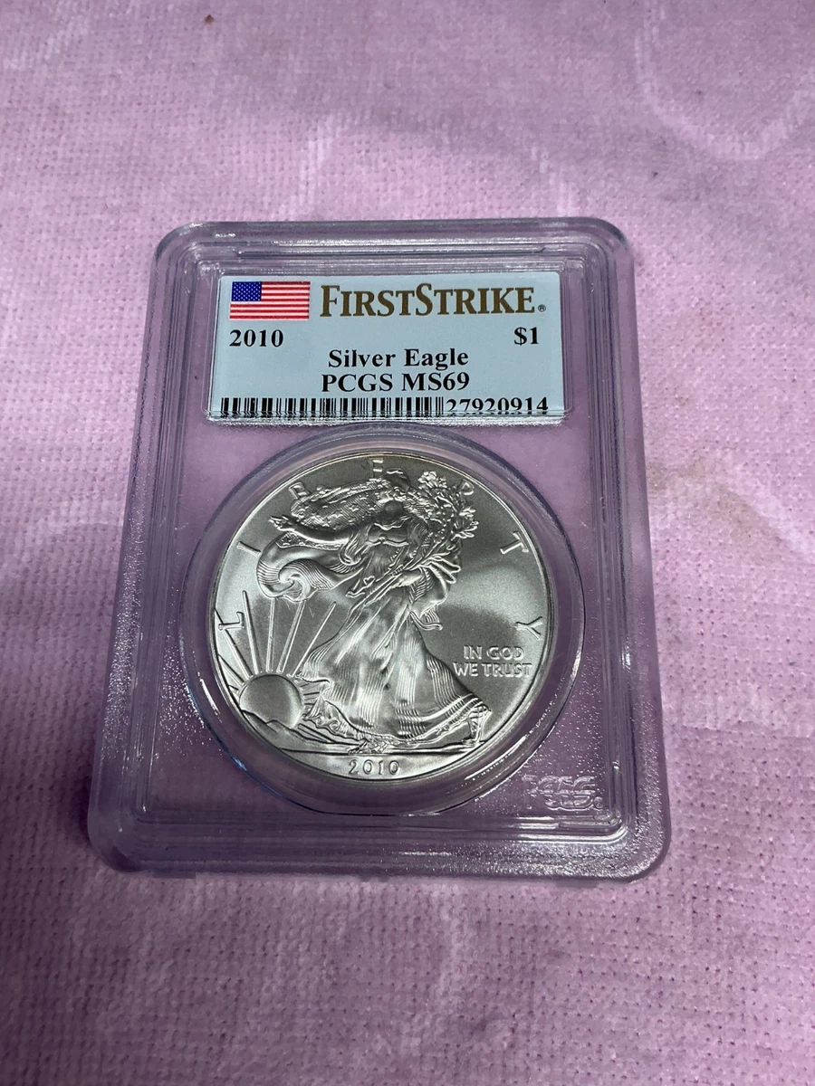 American Eagle MS 69 Graded 2010 Silver Bullion Coins for sale | eBay