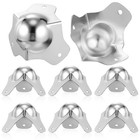  8 Pcs Decorative Corner Guards Metal Ball End Protectors Round for Furniture