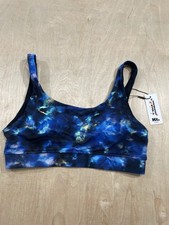 Kt By Knix Teen Double Scoop Bikini Top Size Small Oasis NWT