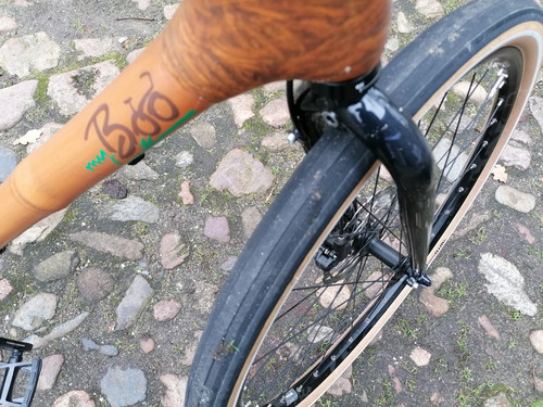MyBoo Bambusrad City-/Trekkingfahrrad RH58 Neu Singlespeed Fahrrad - Bild 6 von 11