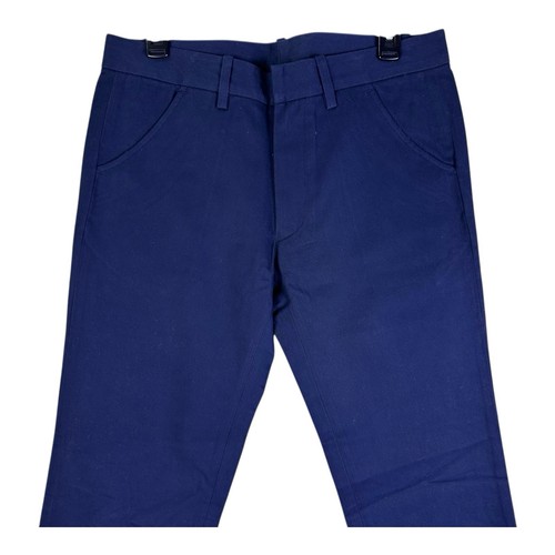 THE ELDER STATESMAN Men's Size 31 Chino Pants Bottoms Blue Navy Cotton Casual - Picture 2 of 12