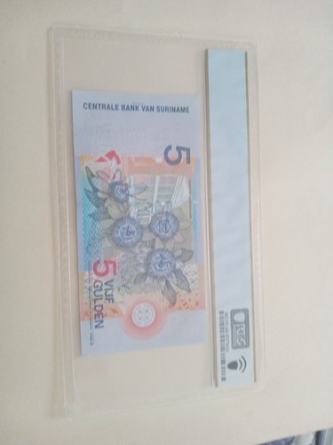 2000 Nachname Centrale Bank Van Suriname 5 Gulden Drucker TDLR - Bild 3 von 4