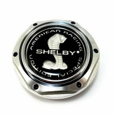 American Racing Center Cap Snap-on Hex Polished 1242103099 Shelby Logo Set Of 4