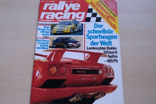 4) Rallye Racing 04/1990 - Opel Omega A 3000 24V DTM