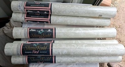 7 x Shand Kydd fertig geklebte Perlenfarbe Tapete Krone