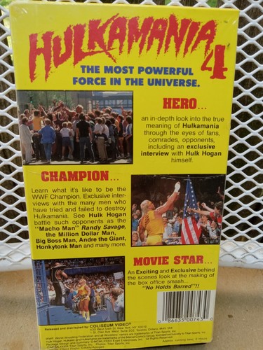 Hulkamania 4 From 1989!!!! Very Very Rare Coliseum Videowith Shrienk Wrap!!!... - Picture 12 of 12