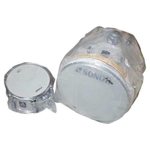 Sonor AQ2 Bop 4-piece Shell Pack with Snare - White Marine Pearl - Picture 3 of 6