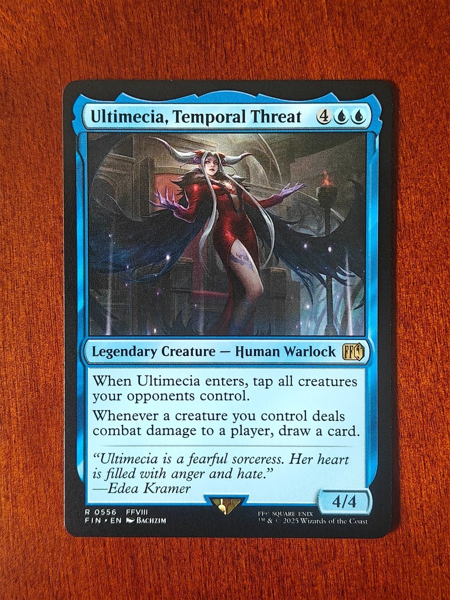 Ultimecia, Temporal Threat 拡張版foil、英語版 Ultimecia, Temporal Threat 拡張版foil、英語版 Ultimecia