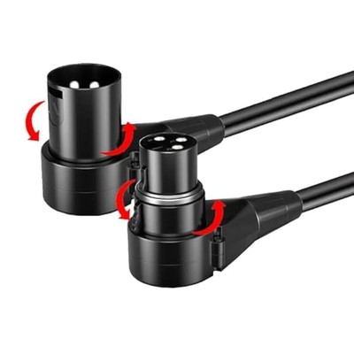 Basics XLR Microphone Cable for Speaker or PA System, All Copper Conductors, ...