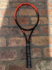 Raqueta de tenis Volkl Team Speed agarre 4 3/8 102 pulgadas cuadradas lava negra NUEVA sin cuerdas