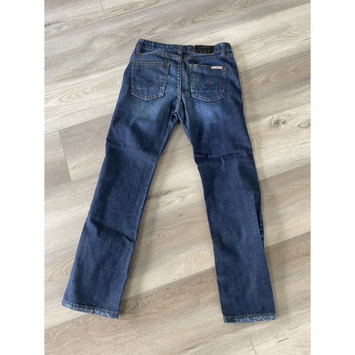 Girls Hudson Straight Leg Denim Jeans Size 8 Mid Rise GUC 5 Pocket Design - Picture 3 of 7