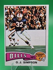 1975 Topps - O.J. Simpson #500 Buffalo Bills NFL 💎