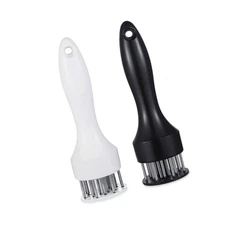 Meat Tenderizer Tool with Ultra Sharp Stainless Steel Needle Blades 2 Pack Me...