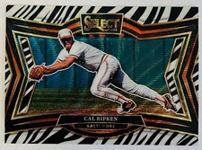 2025 Panini Select #236 CAL RIPKEN Diamond Level Zebra Prizm SSP 🔥🔥🔥