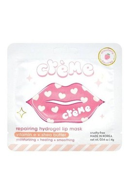 The Crème Shop Hydrogel Lip Mask Strawberry 5-Pack Vitamin E Shea