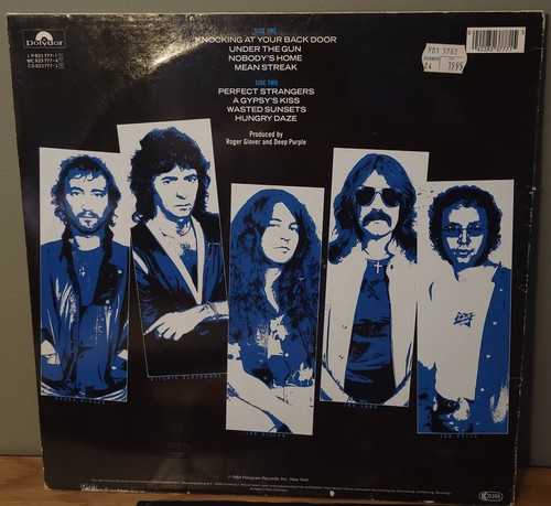 Deep Purple Perfect Strangers German Pressing 1984 Polydor Records Metal Rock LP - Picture 3 of 6