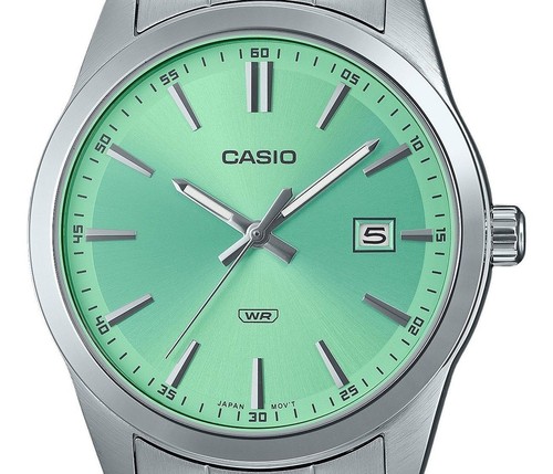 Casio Standard Analog Mint Green Dial Dress Quartz Men's Watch MTP-VD03D-3A2 - Picture 2 of 3