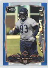 2014 Topps Chrome Blue Refractor 96/199 Will Sutton #170 1g5