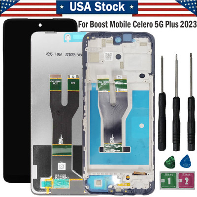 7'' For Boost Mobile Celero 5G Plus 2023 LCD Display Touch Screen Digitizer±Frame