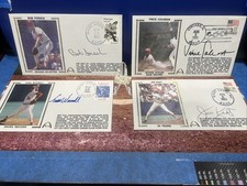 St. Louis Cardinals (4 Total) Signed Gateway Stamp Cachets See Description