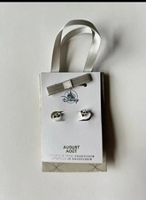 Disney Mickey Mouse Crystal Birthstone Earrings- August