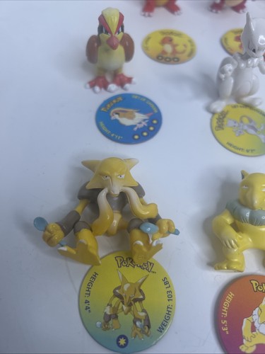 Lotto 9 Figurine Pokémon Tomy 1999 Vintage - Foto 2 di 15