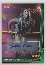 2018 Topps WWE Women's Division Green Auto 112/150 Ember Moon #37 Auto 3f2