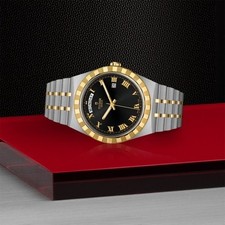 Authentic TUDOR Tudor Royal Two Tone Mens Watch M28603-0003 2