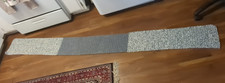 Crocheted Afghan grey winter scarf specially handmade by Catherine 10" x 105"