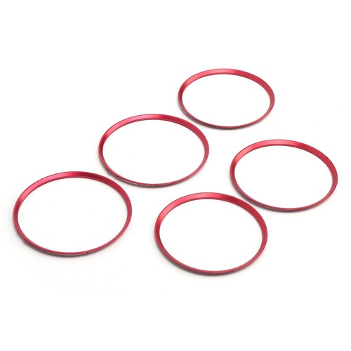 ༝5pcs Car Air Outlet Ring Aluminium Alloy Red For A250 2013 2014 2017 - Picture 11 of 12