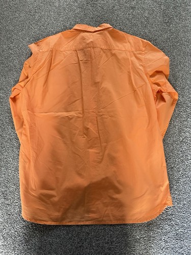 Mens French Connection Shirt, Size Large, Orange, Long Sleeve, Cotton, (xxx) - Picture 5 of 6